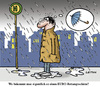Cartoon: Euro-Rettungsschirm (small) by Nottel tagged euro,finanzen,rettungsschirm,unwetter