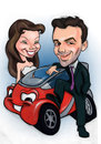 Cartoon: Wedding and The Smart (small) by guidosalimbeni tagged smart cars car wedding funny