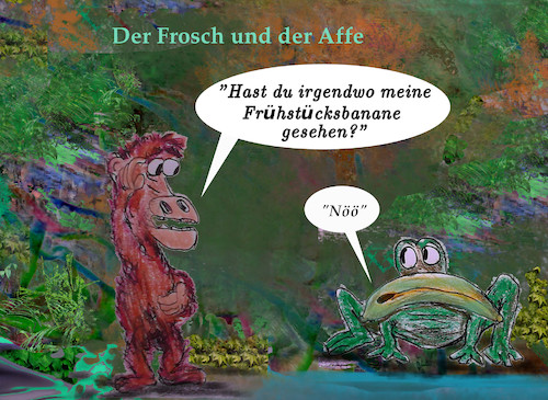 Cartoon: unbekannte fabeln (medium) by wheelman tagged weisheiten,tiere