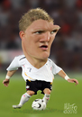 Cartoon: Bastian Schweinsteiger (small) by geomateo tagged bastian schweinsteiger soccer football germany