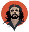 Cartoon: Che Guevara portrait (small) by geomateo tagged che guevara cuba castro