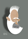 Cartoon: Constantin Brancusi (small) by geomateo tagged constantin brancusi romania sculpture