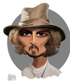 Cartoon: Johnny Depp (small) by geomateo tagged johnny,depp