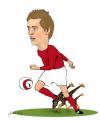 Cartoon: peter crouch caricature (small) by geomateo tagged sport soccer football england ball giraffe
