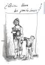 Cartoon: Quien lleva los pantalones ? (small) by KREMPEL tagged mann,frau