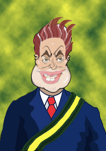 Cartoon: LulaDilma (medium) by Rick FC tagged dilma,lula,brasil