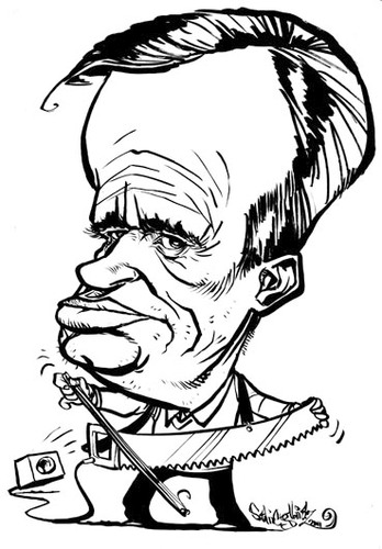 Cartoon: Dominique Pinon (medium) by stieglitz tagged dominique,pinon,karikatur,caricature