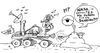 Cartoon: Marsianer (small) by BRAINFART tagged nasa,mars,alien,marsmensch,comic,cartoon,character,fun,humor,marslandung,curiosity,witzig,art,brainfart