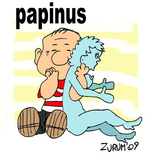 Cartoon: Papinus (medium) by Zurum tagged berlusconi,linus