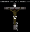 Cartoon: bad religion (small) by Zurum tagged pope,hiv,religion