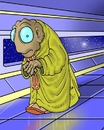 Cartoon: ? (small) by drackydoo tagged oblon,bizarre,weird,sciencefiction