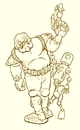 Cartoon: before colour (small) by drackydoo tagged oblon,bizarre,weird,sciencefiction