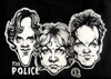 Cartoon: The Police (small) by Grosu tagged the police rock music