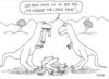 Cartoon: Dinosaurier-Mahlzeit (small) by KAYSN tagged dinosaurier,fee,wünsche,arme