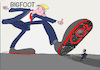 Cartoon: Bigfoot (small) by sobecartoons tagged umweltmonster,co2,immer,auf,die,kleinen,politik,umwelt
