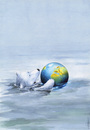 Cartoon: Eisbär in Not (small) by sobecartoons tagged klimawandel,erderwärmung,lebensraum,umwelt,eisschmälze