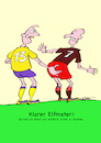 Cartoon: Elfmeter (small) by sobecartoons tagged hand,foul,elfmeter,fußball,strafraum