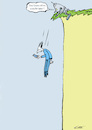 Cartoon: Hans guck in die Luft (small) by sobecartoons tagged abhängigkeit,tiefer,fall,gesellschaft,entwicklung,bildung,fortschritt