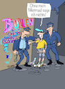 Cartoon: Jugendschutz (small) by sobecartoons tagged graffiti,polizei,anwalt,justiz,sprayer