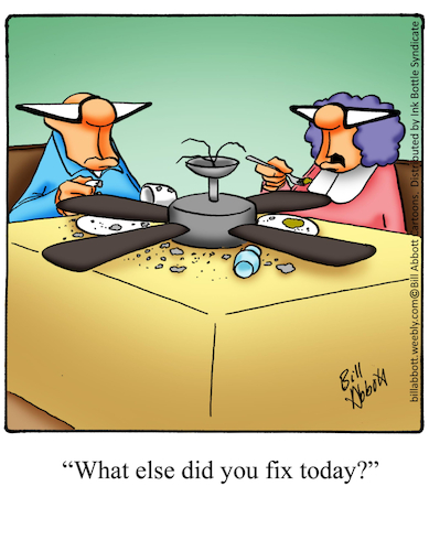 Cartoon: Handyman (medium) by Billcartoons tagged diy,handyman,repair,husband,wife,marriage,romance,romantic,love