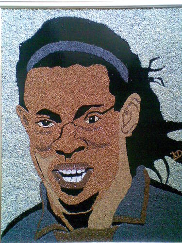 Cartoon: Ronaldinho (medium) by dkovats tagged ronaldinho