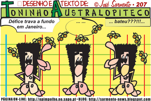 Cartoon: Defice (medium) by jose sarmento tagged defice