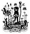 Cartoon: INKIMAN (small) by exit man tagged inkiman,sound