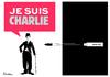Cartoon: JE SUIS CHARLIE (small) by Atilla Atala tagged hebdo,charlie,terror,paris,cartoonists,press,death,artist,security,attack,chaplin,sharlo