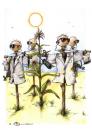 Cartoon: agriculture (small) by Liviu tagged scarecrows,corn,protection,
