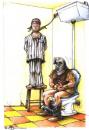 Cartoon: Double punishment (small) by Liviu tagged wc,execution,hang,