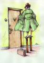 Cartoon: its me (small) by Liviu tagged man door bell 