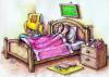 Cartoon: Sleeping ... (small) by Liviu tagged sleep feet football bed 