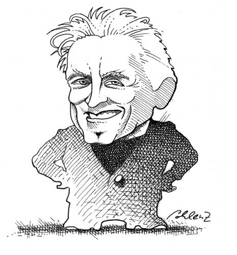 Cartoon: Kirk Douglas (medium) by Pohlenz tagged kirk,douglas,actor