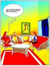 Cartoon: November Evening (small) by Pohlenz tagged couple,man,woman,home,orgasm