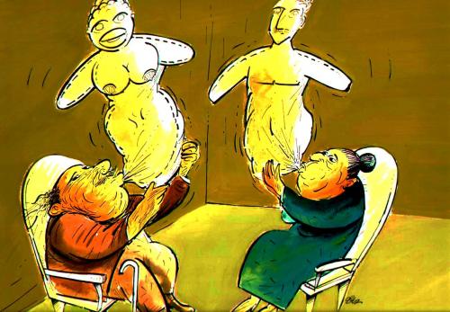 Cartoon: agedness (medium) by oguzgurel tagged humor