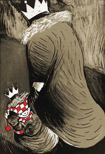 Cartoon: king (medium) by oguzgurel tagged humor