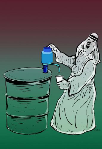 Cartoon: water (medium) by oguzgurel tagged humor