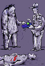 Cartoon: chastisement (small) by oguzgurel tagged humor