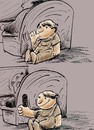 Cartoon: tv (small) by oguzgurel tagged humor