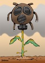 Cartoon: Gas Mask (small) by dbaldinger tagged environment,pollution,ecology