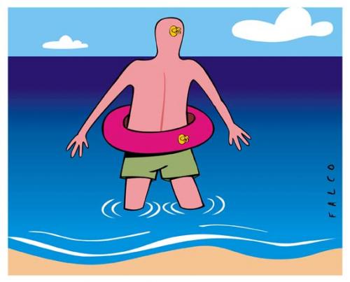Cartoon: beache (medium) by alexfalcocartoons tagged beache