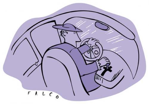Cartoon: drive (medium) by alexfalcocartoons tagged drive