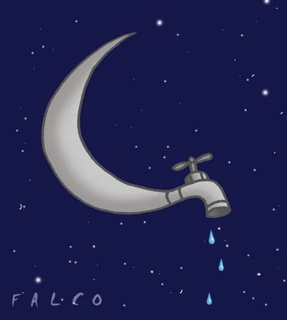 Cartoon: moonwater (medium) by alexfalcocartoons tagged moonwater