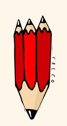 Cartoon: pencils (medium) by alexfalcocartoons tagged pencils