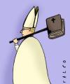 Cartoon: dogma (small) by alexfalcocartoons tagged dogma,church,pope