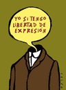 Cartoon: Freexpression (small) by alexfalcocartoons tagged freexpression