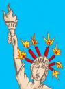 Cartoon: Liberty (small) by alexfalcocartoons tagged liberty