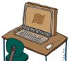 Cartoon: Microsoft (small) by alexfalcocartoons tagged computer,tech,internet,microsoft,