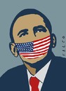 Cartoon: Obama (small) by alexfalcocartoons tagged obama