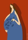 Cartoon: pregnancy (small) by alexfalcocartoons tagged pregnancy